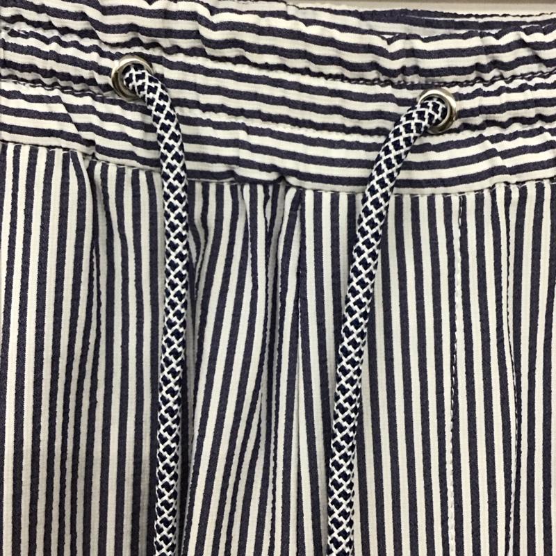 ザラ ZARA パンツ ワークパンツ、ペインターパンツ ワークパンツ ワイドパンツ カジュアルパンツ XL ストライプ 白 / ホワイト / X 水色 / ライトブルー / メンズ USED 古着 中古 10130744