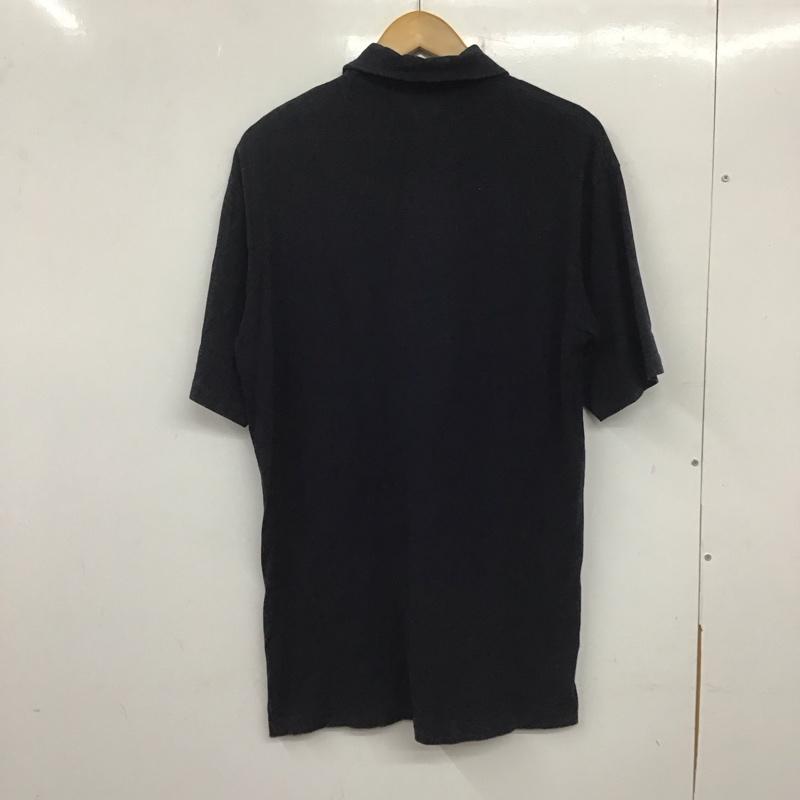 ワイズフォーメン Y s for men ポロシャツ 半袖 半袖ポロシャツ カラーシャツ 半袖カットソー 無地 紺 / ネイビー / メンズ USED 古着 中古 10138155