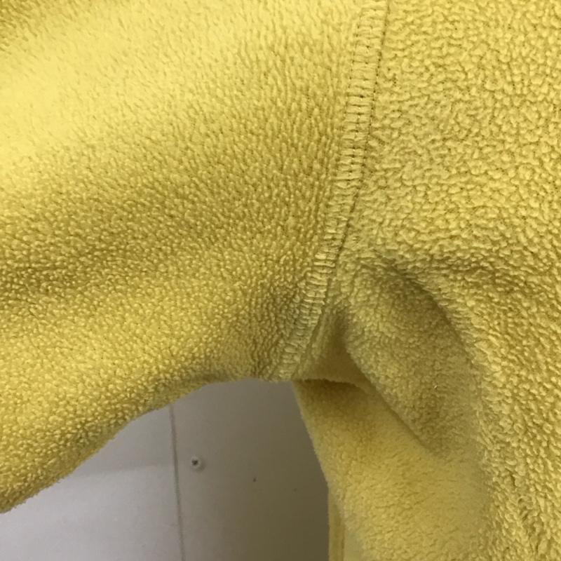 モンベル mont-bell ジャケット、上着 ジャケット、ブレザー 1106592 クリマプラス100ジャケット フリース L ロゴ、文字 黄 / イエロー / レディース USED 古着 中古 10119395