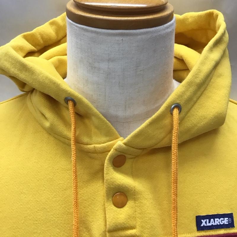 エクストララージ XLARGE パーカー 長袖 長袖パーカー フード付きパーカー プリントスウェット トレーナー S ロゴ、文字 マルチカラー / マルチカラー / メンズ USED 古着 中古 10114390