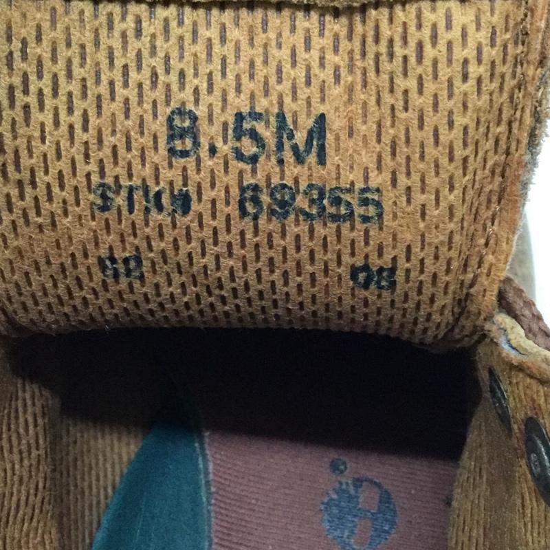 ティンバーランド Timberland ブーツ ショートブーツ 69355 8.5M ワンポイント 茶 / ブラウン / メンズ USED 古着 中古 10119641