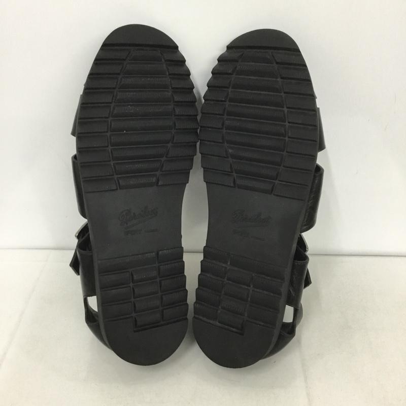 パラブーツ Paraboot サンダル サンダル 123312 グルカサンダル レザー PACIFIC 45 箱有 無地 黒 / ブラック / メンズ USED 古着 中古 10138474