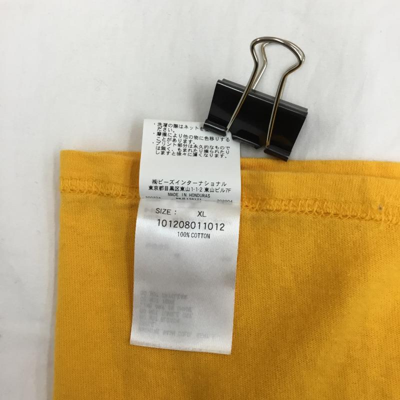 エクストララージ XLARGE Tシャツ 長袖 XLARGE 長袖Tシャツ 101208011012 XL ロゴ、文字 X プリント 黄 / イエロー / メンズ USED 古着 中古 10128204
