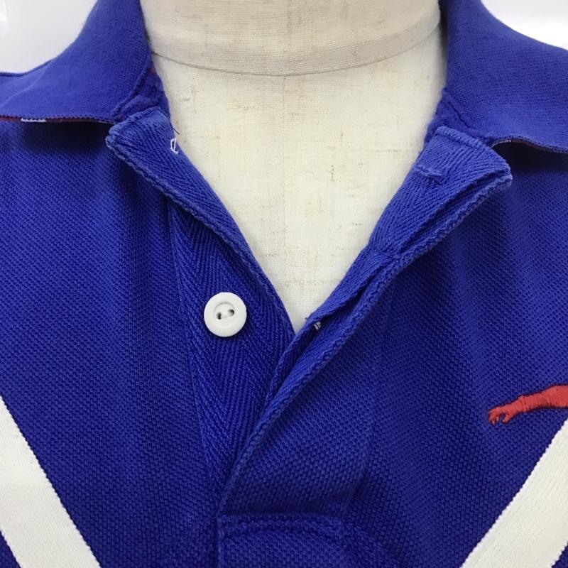 ラルフローレン ラグビー RALPH LAUREN RUGBY ポロシャツ 長袖 長袖シャツ ポロシャツ カラーシャツ 長袖カットソー S ロゴ、文字 青 / ブルー /  メンズ USED 古着 中古 10113128