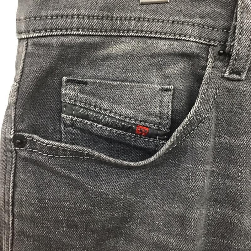 ディーゼル DIESEL パンツ デニム、ジーンズ デニムパンツ スリムパンツ カジュアルパンツ ストレッチパンツ 34 無地 灰 / グレー / メンズ USED 古着 中古 10132898