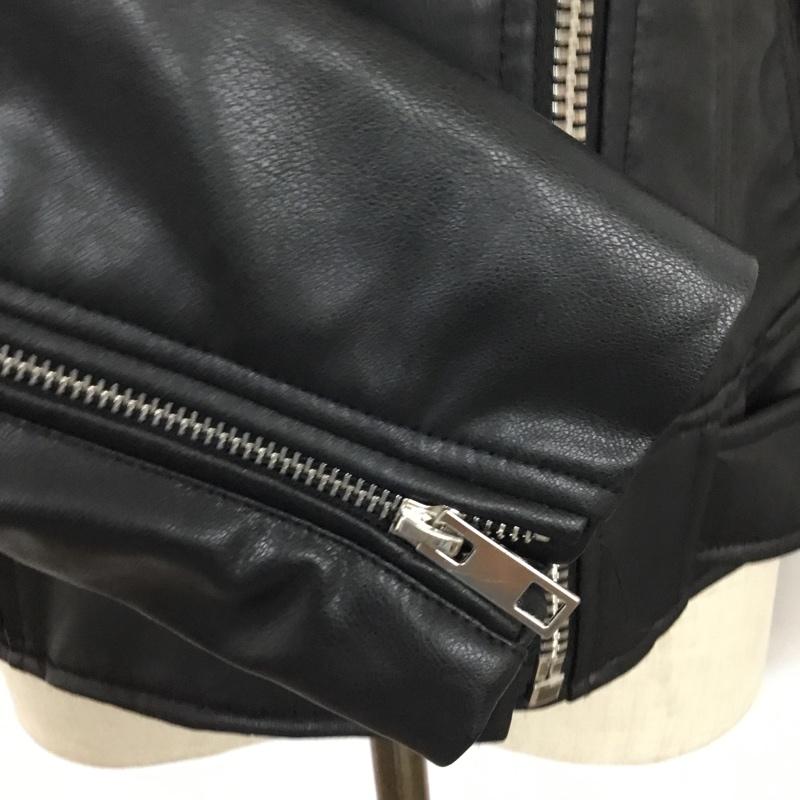 ザラ ZARA ジャケット、上着 ジャンパー、ブルゾン ライダースジャケット ジップアップジャケット アウター カラージャケット S 無地 黒 / ブラック / レディース USED 古着 中古 10110107
