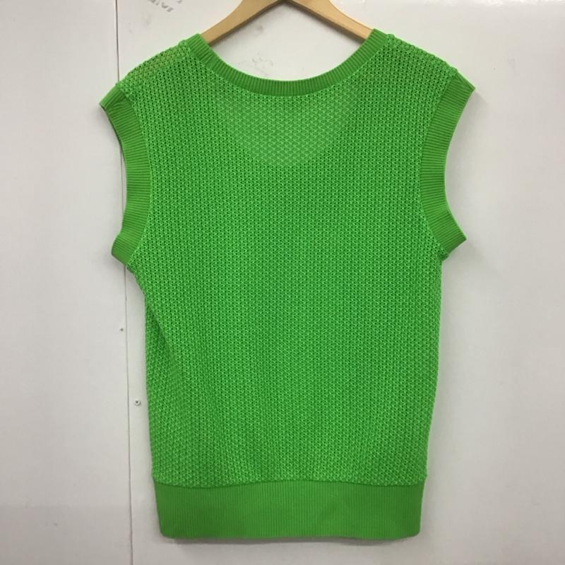 ザラ ZARA ベスト ベスト S 無地 黄緑 / イエローグリーン / レディース USED 古着 中古 10124791