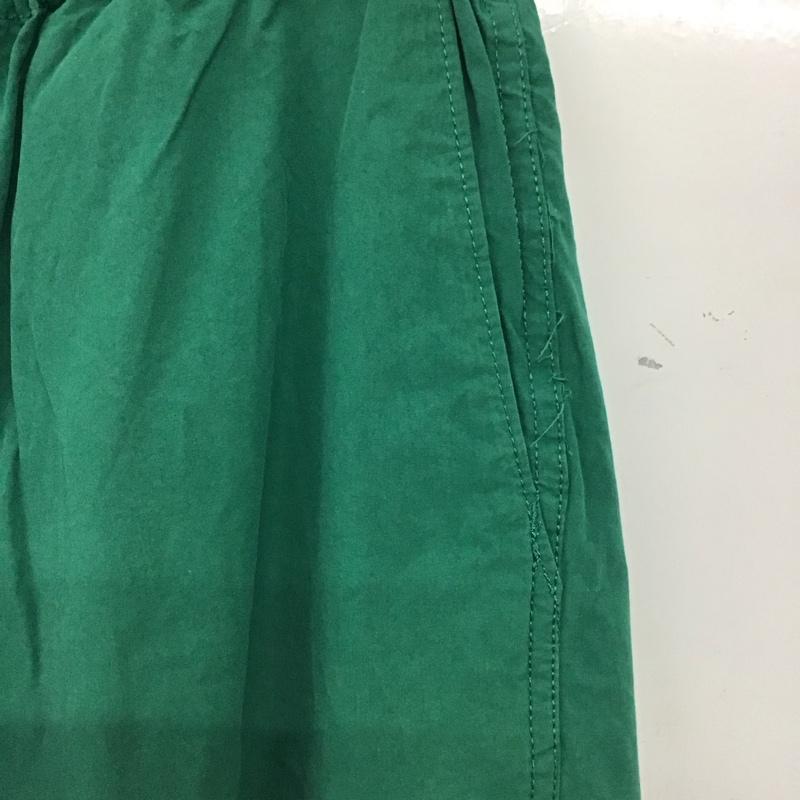 ニコアンド niko and... パンツ ワークパンツ、ペインターパンツ T214DL01AD ワイドバルーンパンツ M 無地 緑 / グリーン / レディース USED 古着 中古 10137252