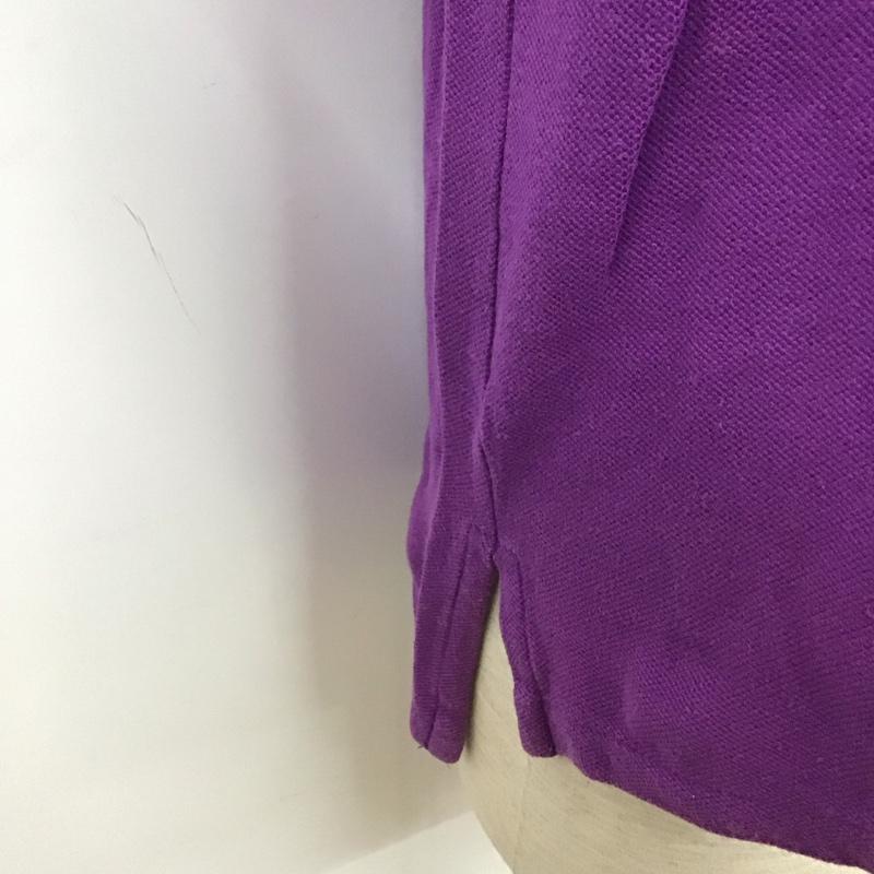 ポロバイラルフローレン Polo by RALPH LAUREN ポロシャツ 半袖 半袖ポロシャツ カラーシャツ 半袖カットソー LL ロゴ、文字 紫 / パープル / メンズ USED 古着 中古 10108493
