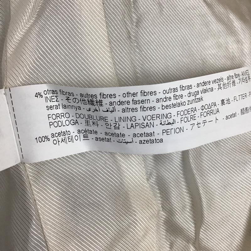 ザラ ZARA ジャケット、上着 ジャケット、ブレザー 8376 104 837 ダブルジャケット タグ付き XS 灰 / グレー / X アイボリー / アイボリー / レディース USED 古着 中古 10119612