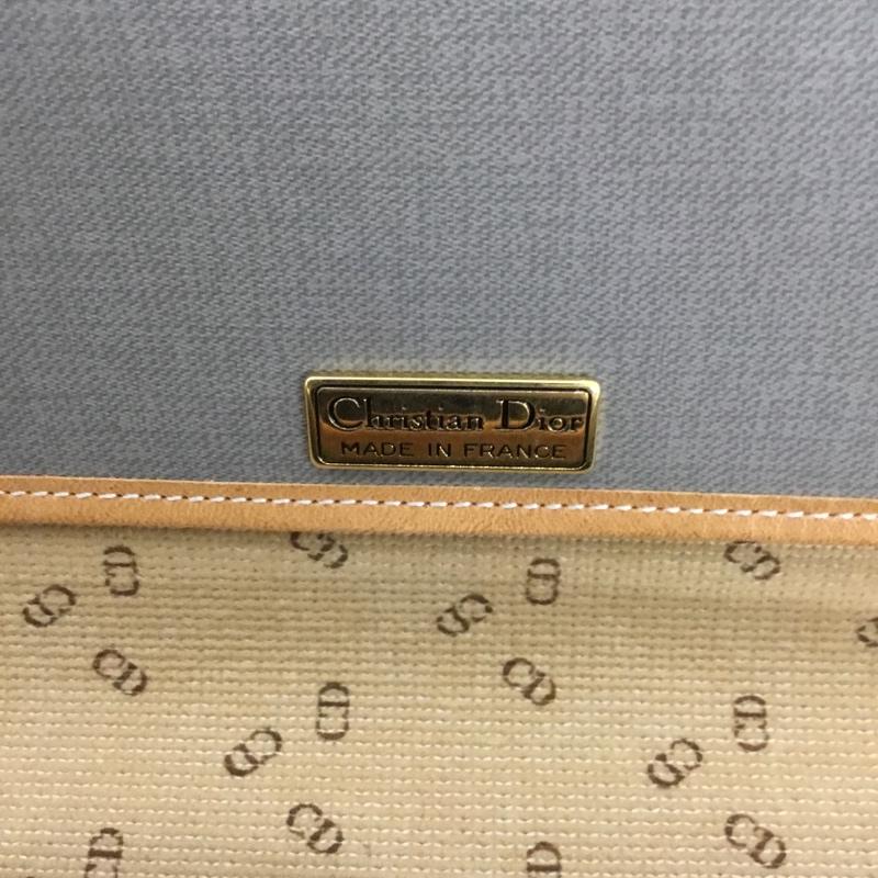 クリスチャンディオール Christian Dior クラッチバッグ、パーティバッグ クラッチバッグ、パーティバッグ セカンドバッグ ロゴ、文字 灰 / グレー / X 茶 / ブラウン / メンズ USED 古着 中古 10138116