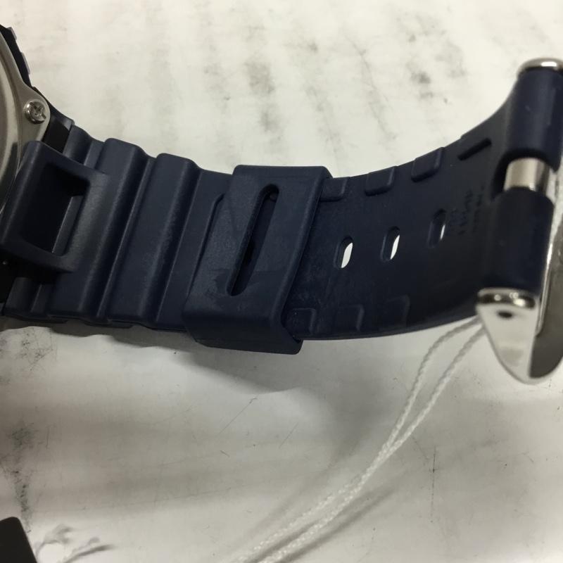 ジーショック G-SHOCK 腕時計 デジタル DW-5600RB 箱有 ロゴ、文字 紺 / ネイビー / メンズ USED 古着 中古 10106416