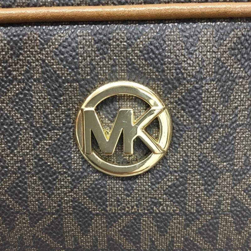 マイケルコース MICHAEL KORS ショルダーバッグ ショルダーバッグ 35H8GFTC7B チェーンショルダー 総柄 ダークブラウン / ダークブラウン / X 茶 / ブラウン / レディース USED 古着 中古 10107596
