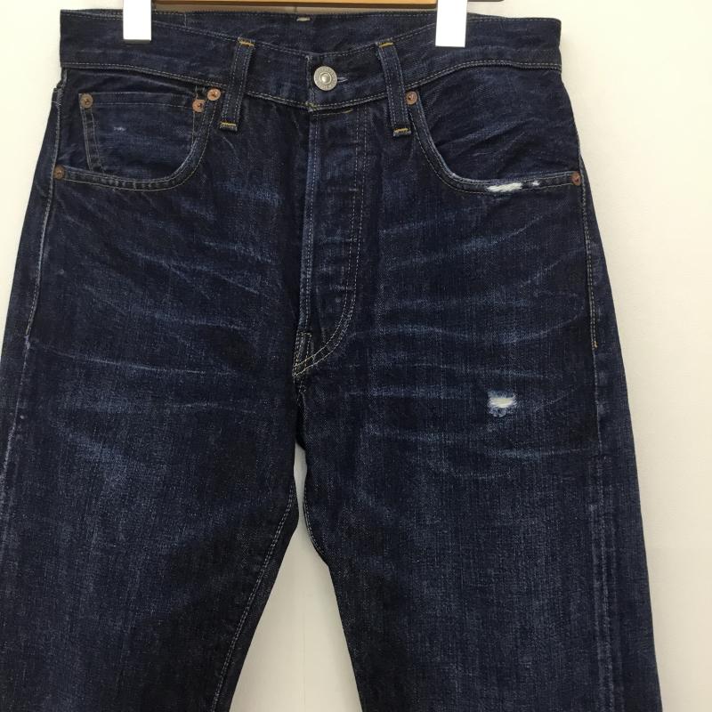 リーバイス Levi s パンツ デニム、ジーンズ ボタン裏6 30インチ 無地 インディゴ / インディゴ / メンズ USED 古着 中古 10134251