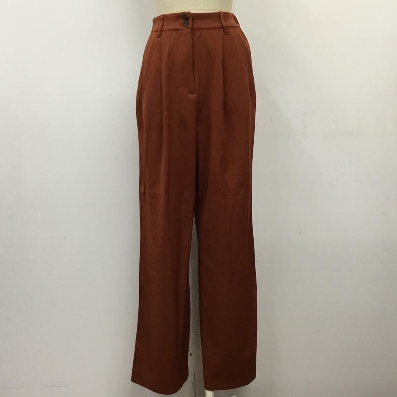 ラブユ. LVEU. セットアップ セットアップ 61821565 ジャケット ハイウエストパンツ FREE 無地 茶 / ブラウン / レディース USED 古着 中古 10118364