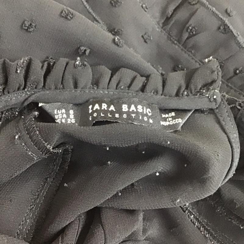 ザラ ZARA シャツ、ブラウス 長袖 S 黒 / ブラック / レディース USED 古着 中古 10110346