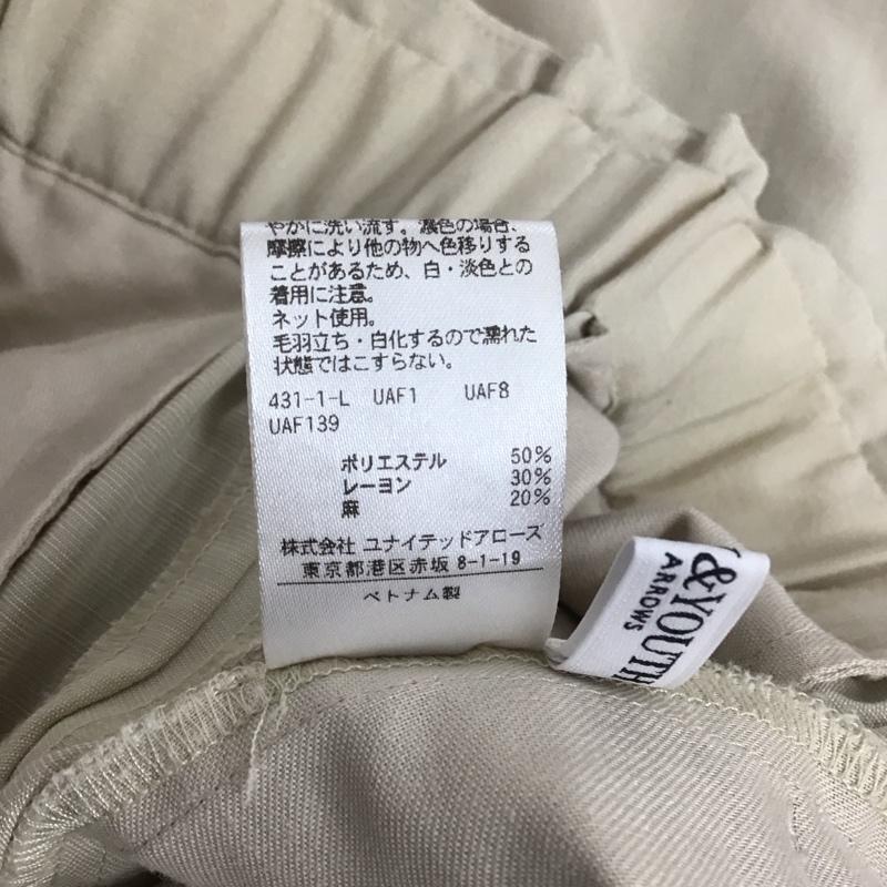 ビューティアンドユースユナイテッドアローズ BEAUTY&YOUTH UNITED ARROWS パンツ スラックス 1614-144-5979 S 無地 アイボリー / アイボリー / レディース USED 古着 中古 10137286
