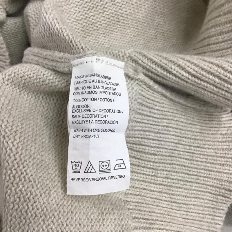 アイゾッド IZOD ニット、セーター 長袖 長袖ニットカットソー ニット セーター Vネックニット L ロゴ、文字 マルチカラー / マルチカラー / メンズ USED 古着 中古 10122020