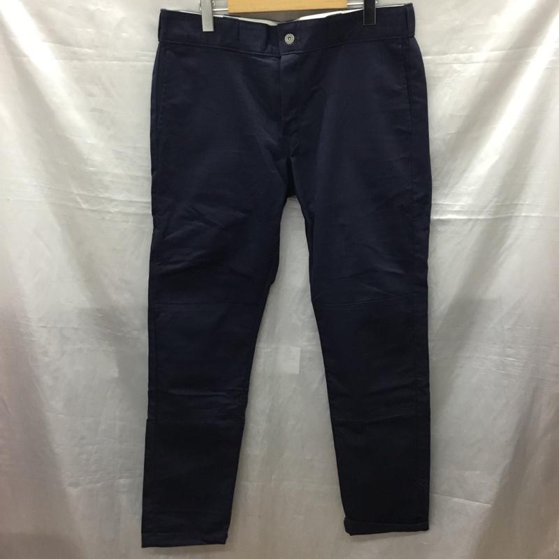 ディッキーズ Dickies パンツ ワークパンツ、ペインターパンツ ワークパンツ ワイドパンツ カジュアルパンツ 36 無地 紺 / ネイビー /  メンズ USED 古着 中古 10122236