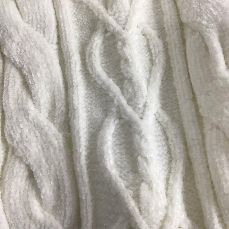 トルテ TORTE ワンピース ロングスカート 長袖ニットワンピース ロングスカート スタンドネック M 総柄 白 / ホワイト / レディース USED 古着 中古 10135021