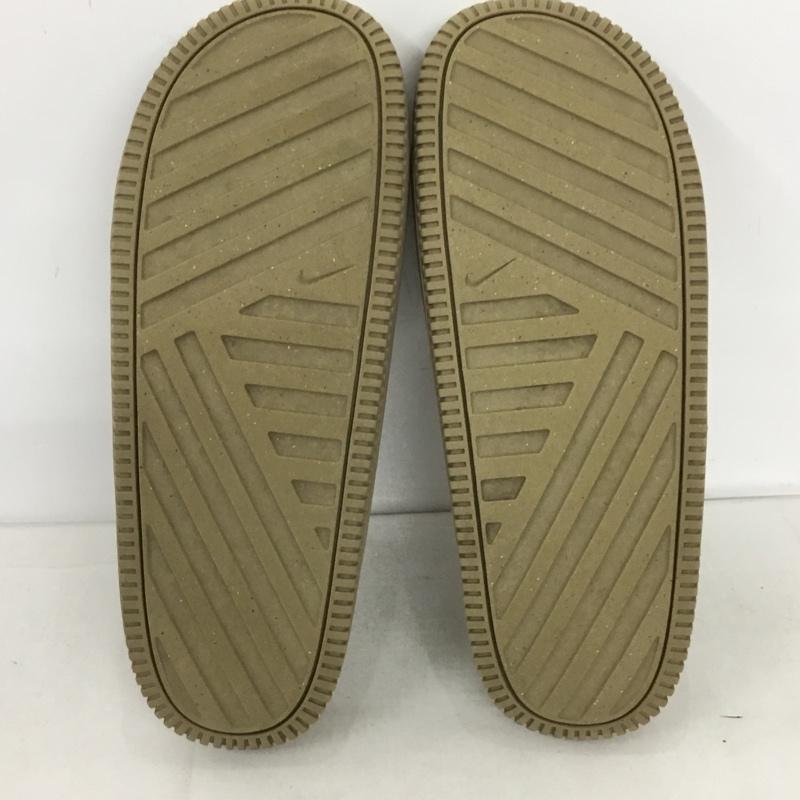 ナイキ NIKE サンダル サンダル FD4116 004 CALM SLIDE 箱有 ワンポイント ベージュ / ベージュ / メンズ USED 古着 中古 10133909