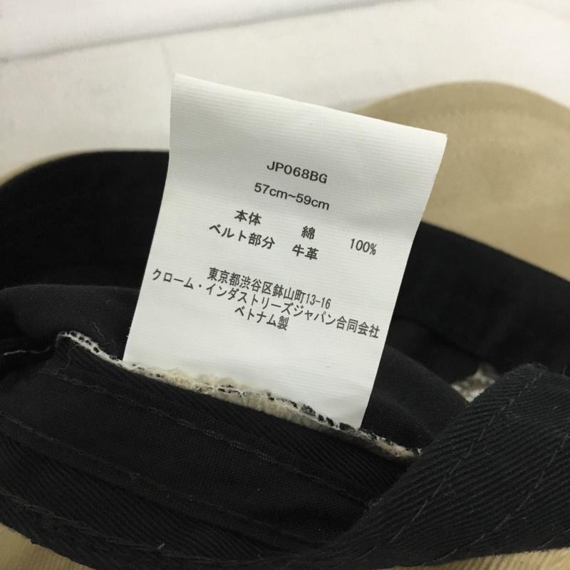 クロム CHROME 帽子 キャップ JP068BG コーデュロイ ワンポイント ベージュ / ベージュ / メンズ USED 古着 中古 10144325