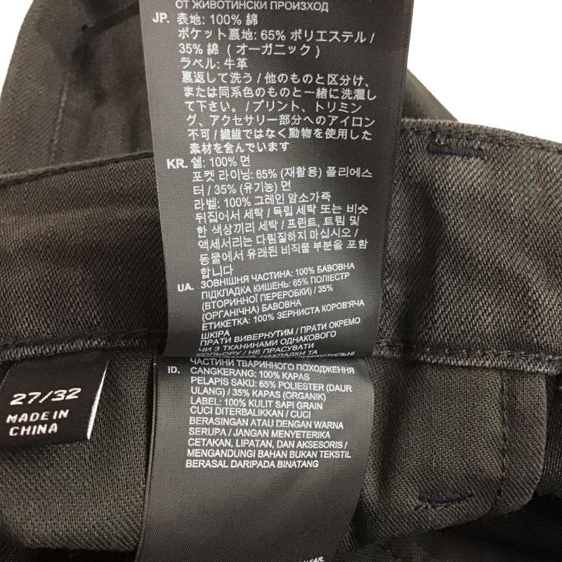 ジースターロゥ G-STAR RAW パンツ デニム、ジーンズ デニムパンツ ワイドパンツ カジュアルパンツ Gパン 27インチ 無地 ダークグレー / ダークグレー / メンズ USED 古着 中古 10146225