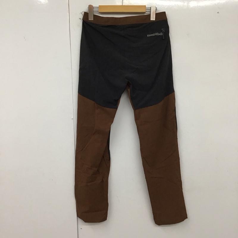 モンベル mont-bell パンツ ワークパンツ、ペインターパンツ 1105683 ガイドパンツライト ワイドパンツ ストレッチパンツ XS 無地 黒 / ブラック / X 茶 / ブラウン / メンズ USED 古着 中古 10129842