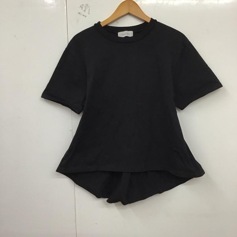 アダムエロペ ADAM ET ROPE カットソー 半袖 FREE 無地 黒 / ブラック / レディース USED 古着 中古 10129508