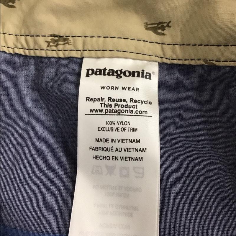 パタゴニア patagonia パンツ ショートパンツ 86621sp17 ショートパンツ ハーフパンツ 33インチ ボーダー柄 青 / ブルー / メンズ USED 古着 中古 10130817