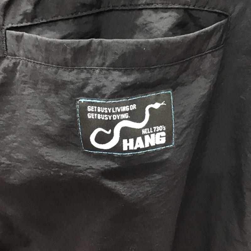 ハング HANG ボトムス ボトムス XL ロゴ、文字 黒 / ブラック / メンズ USED 古着 中古 10111825