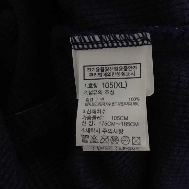 ザノースフェイス THE NORTH FACE カットソー 長袖 長袖カットソー 無地カットソー クルーネック XL ロゴ、文字 紺 / ネイビー / メンズ USED 古着 中古 10143181