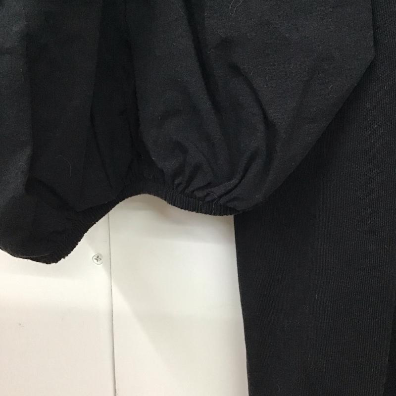 ザラ ZARA カットソー 半袖 0085/451/800 S 無地 黒 / ブラック / レディース USED 古着 中古 10131174