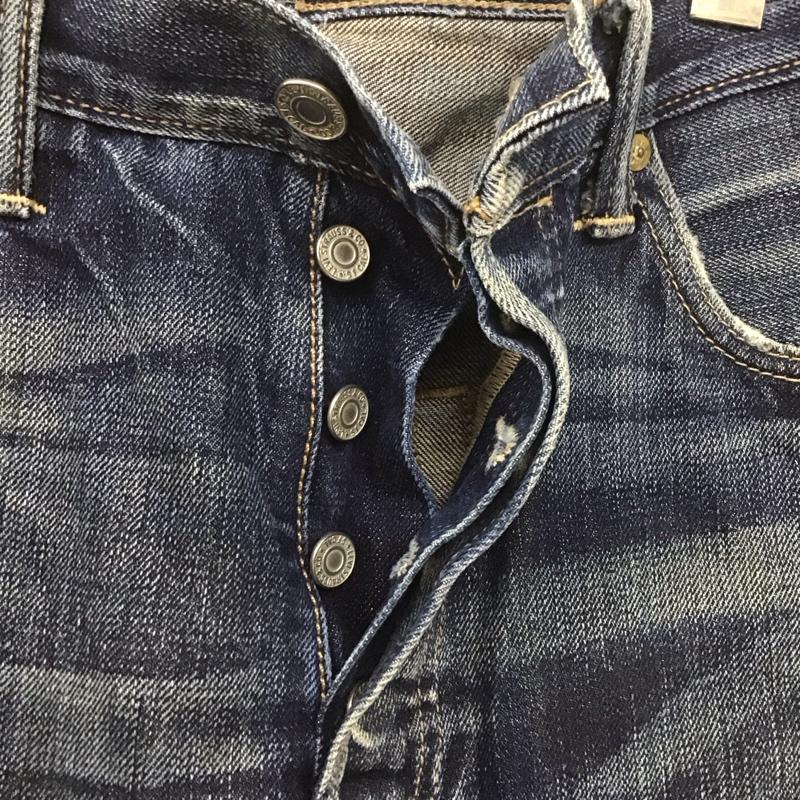 リーバイストラウスアンドコー Levi Strauss & co. パンツ デニム、ジーンズ デニムパンツ ワイドパンツ カジュアルパンツ ストレートパンツ 32インチ 無地 インディゴ / インディゴ /  メンズ USED 古着 中古 10126803