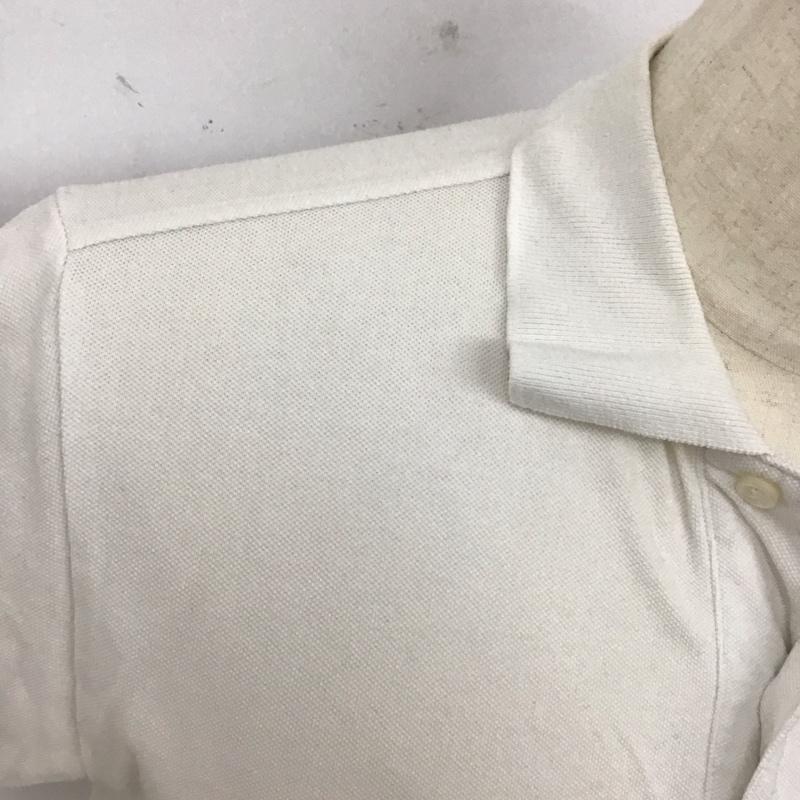 トウヨウエンタープライズ 東洋エンタープライズ ポロシャツ 半袖 半袖ポロシャツ カラーシャツ 半袖カットソー プリント 白 / ホワイト /  メンズ USED 古着 中古 10112816