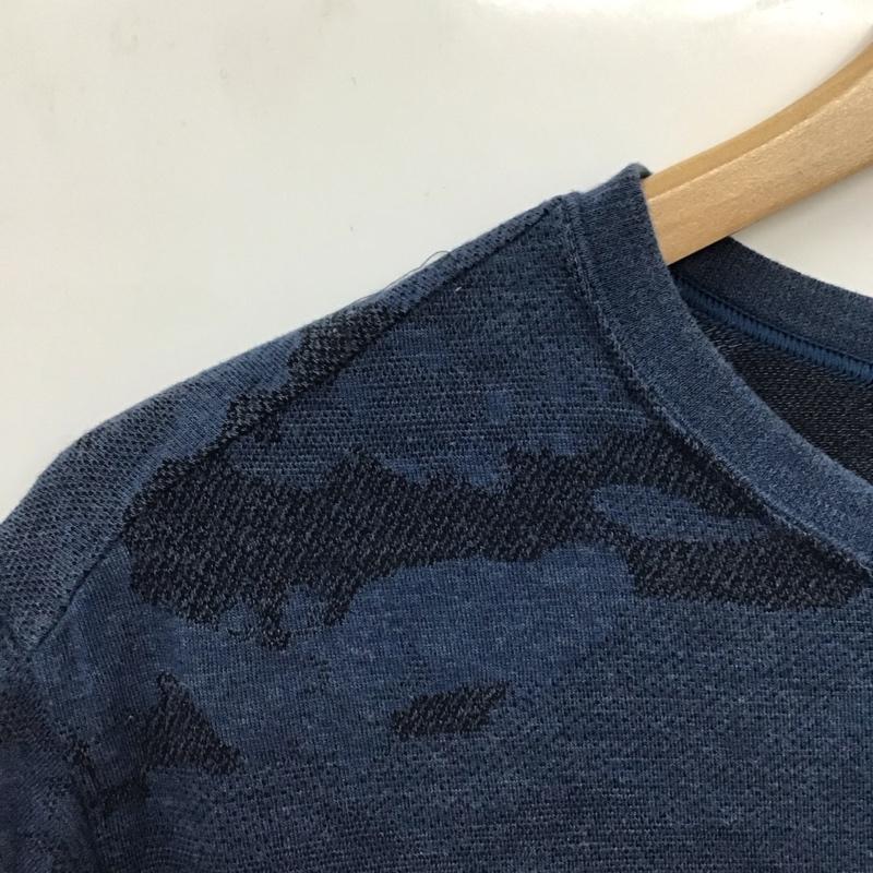 ザノースフェイス THE NORTH FACE Tシャツ 半袖 nt11933 デザートカモ迷彩Tシャツ 半袖カットソー プリントTシャツ M カモフラージュ柄・迷彩 青 / ブルー / メンズ USED 古着 中古 10130469