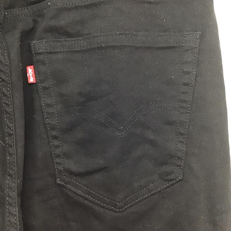 リーバイストラウスアンドコー Levi Strauss & co. パンツ デニム、ジーンズ デニムパンツ ワイドパンツ カジュアルパンツ ストレッチパンツ 34 無地 黒 / ブラック / メンズ USED 古着 中古 10132390