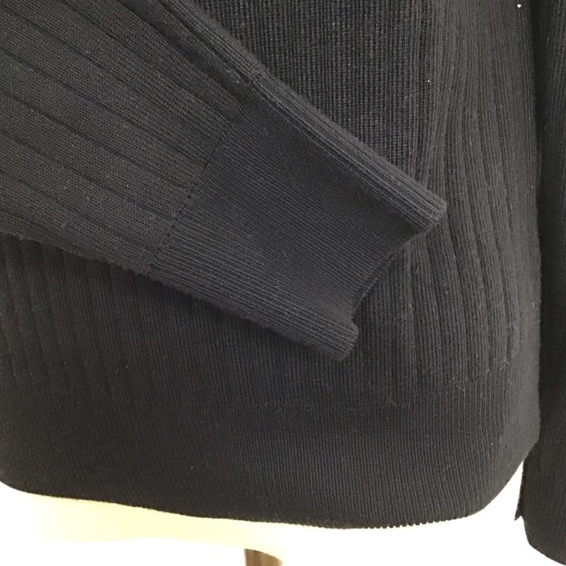 マッキントッシュフィロソフィー MACKINTOSH PHILOSOPH ニット、セーター 長袖 長袖ニットカットソー ニット セーター クルーネックニット 38 無地 紺 / ネイビー / レディース USED 古着 中古 10120404