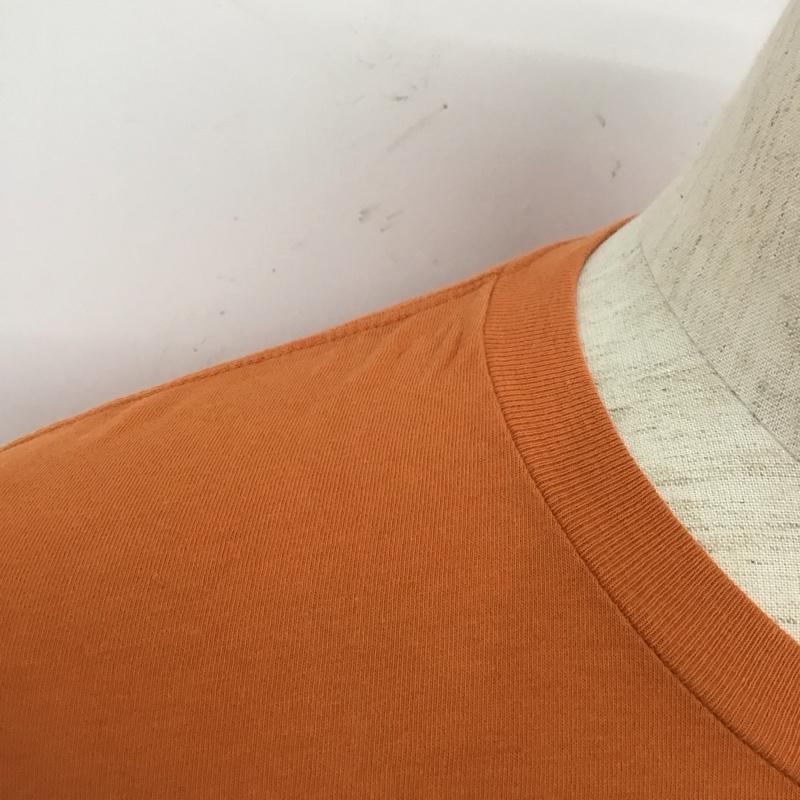 ハフ HUF Tシャツ 半袖 半袖カットソー プリントTシャツ クルーネックカットソー S ロゴ、文字 橙 / オレンジ /  メンズ USED 古着 中古 10110935