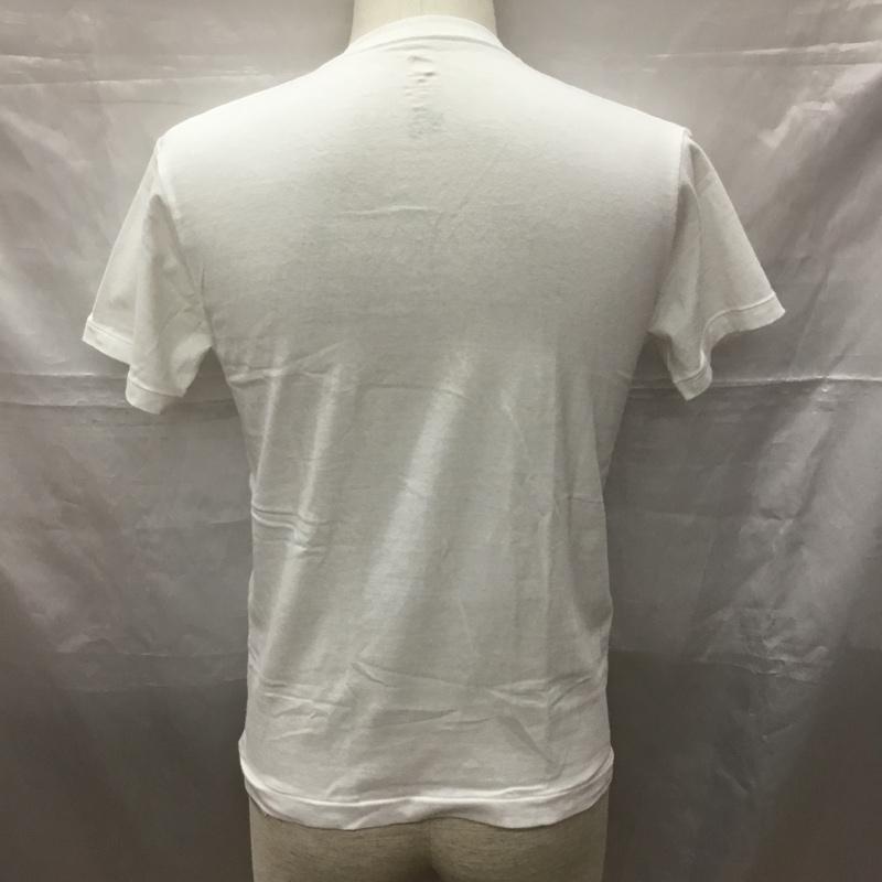 ヘインズ HANES Tシャツ 半袖 半袖カットソー プリントTシャツ クルーネックカットソー ロンハーマン M 無地 白 / ホワイト /  メンズ USED 古着 中古 10113302