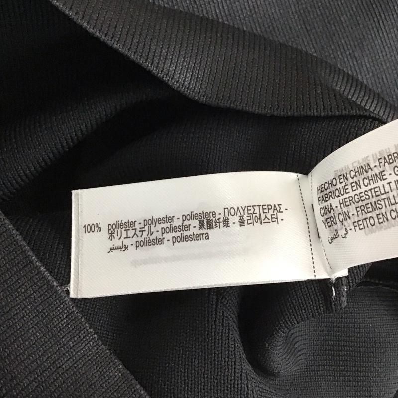 ザラ ZARA カットソー 長袖 2142 199 800 クルーネック クロップド丈 S 無地 黒 / ブラック / レディース USED 古着 中古 10129163