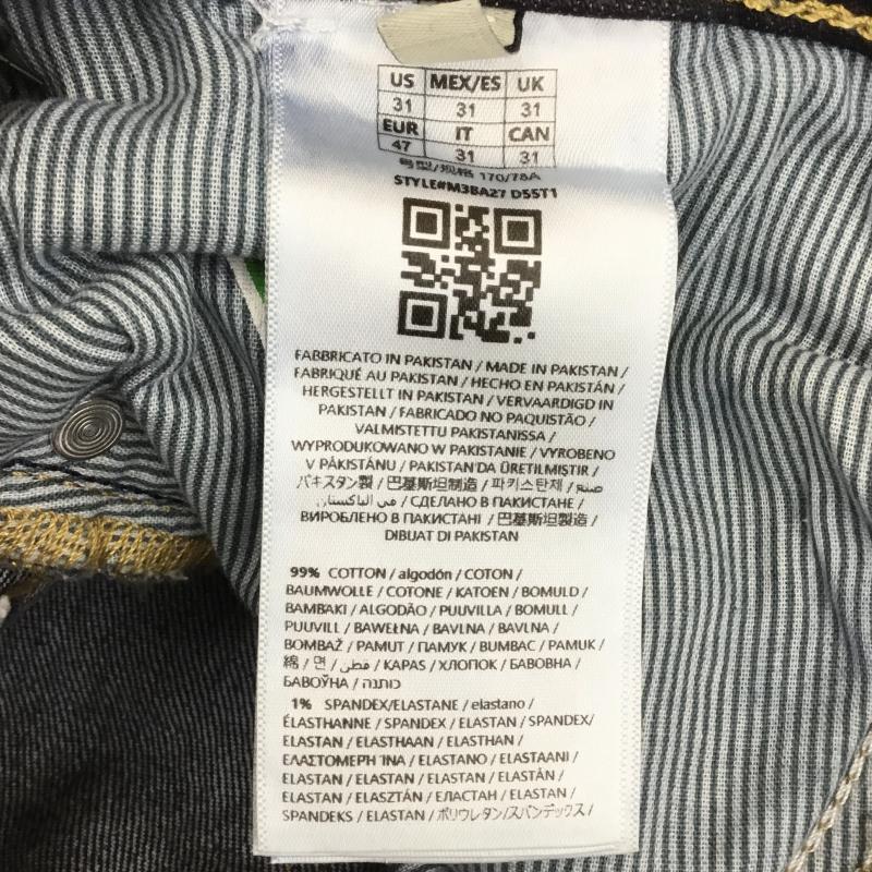ゲス Guess パンツ デニム、ジーンズ M3BA27 31インチ 無地 インディゴ / インディゴ / メンズ USED 古着 中古 10134240