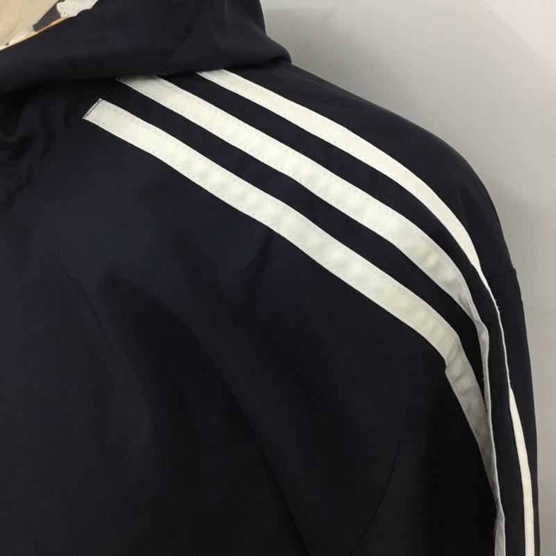 アディダス adidas パーカー 長袖 長袖パーカー フード付きパーカー スポーツウェア ジップアップ プリント マルチカラー / マルチカラー / メンズ USED 古着 中古 10120789