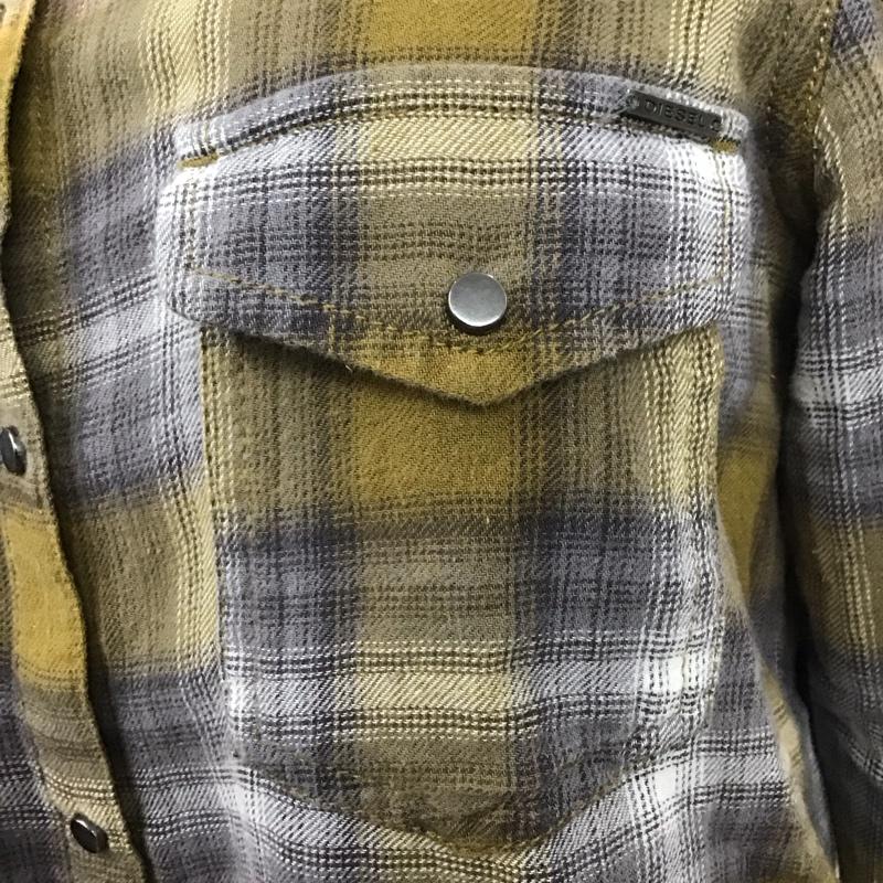 ディーゼル DIESEL シャツ、ブラウス 長袖 長袖シャツ カラーシャツ ポケットシャツ 長袖カットソー チェックシャツ XXS チェック マルチカラー / マルチカラー / レディース USED 古着 中古 10115733