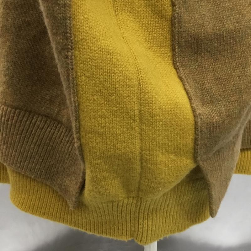 ヨーク YOKE ニット、セーター 長袖 YK22AW0432S CONNECTINGCREWNECKSWEATER 長袖ニット セーター 3 無地 ベージュ / ベージュ / X 黄 / イエロー / メンズ USED 古着 中古 10106599