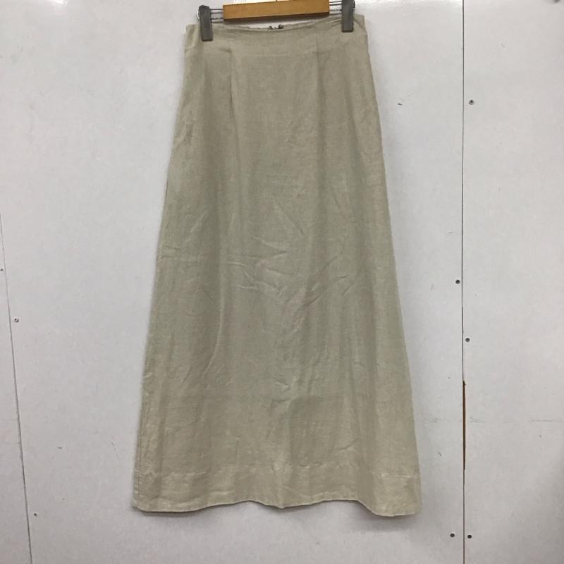 ニコアンド niko and... スカート ロングスカート 4 無地 ベージュ / ベージュ / レディース USED 古着 中古 10136599