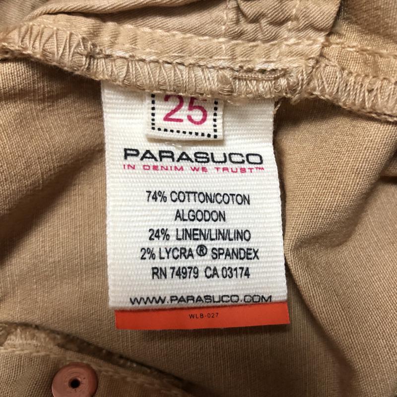 パラスコ PARASUCO パンツ デニム、ジーンズ グラデーション 橙 / オレンジ / X 白 / ホワイト / メンズ USED 古着 中古 10004118