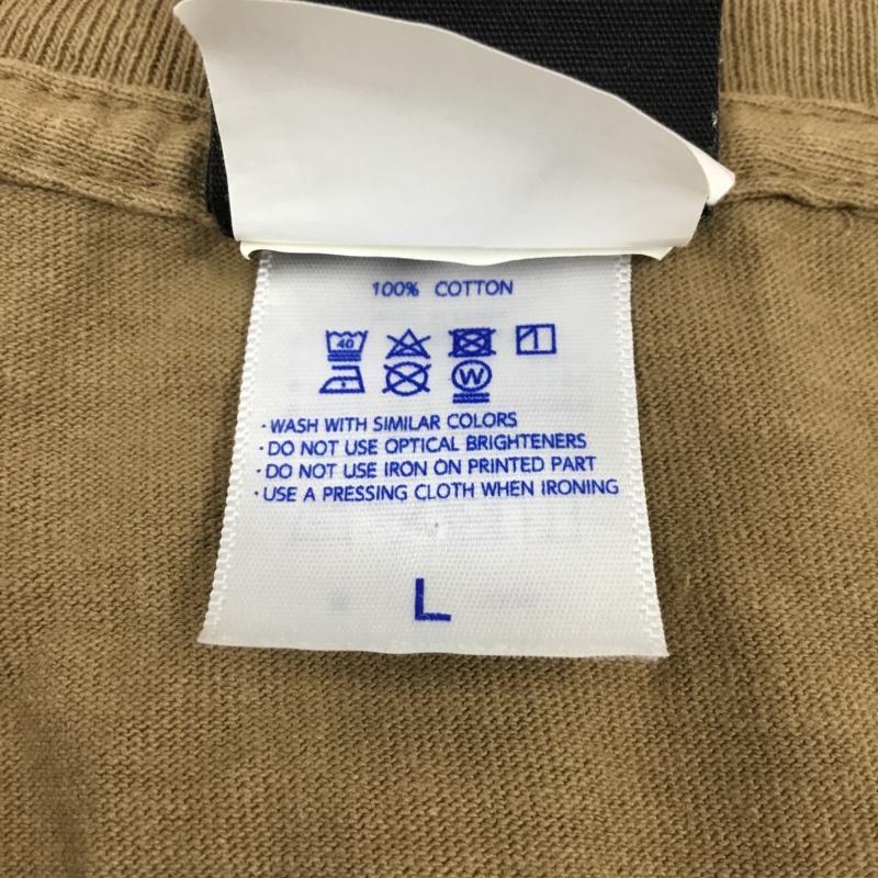 スラッシャー THRASHER Tシャツ 半袖 クルーネック L ロゴ、文字 茶 / ブラウン / メンズ USED 古着 中古 10109622