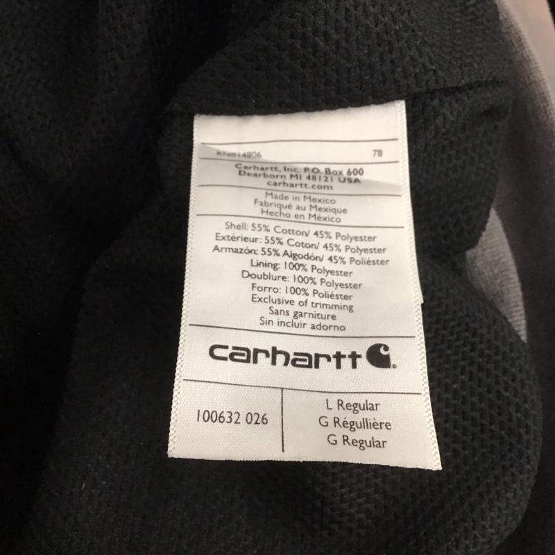 カーハート Carhartt パーカー 長袖 ジップアップパーカー 長袖パーカー カジュアルジャケット スウェット L ロゴ、文字 マルチカラー / マルチカラー / メンズ USED 古着 中古 10147757