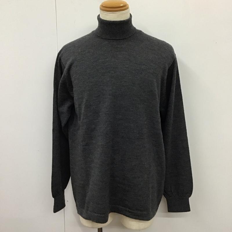 ワイズフォーメン Y s for men ニット、セーター 長袖 長袖ニットカットソー ニット セーター タートルネックニット 無地 灰 / グレー / メンズ USED 古着 中古 10115387